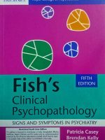 Fish's Clinical Psychopathology: Signs and Symptoms in Psychiatry 5th Ed
