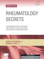 Rheumatology Secrets 5th Edition